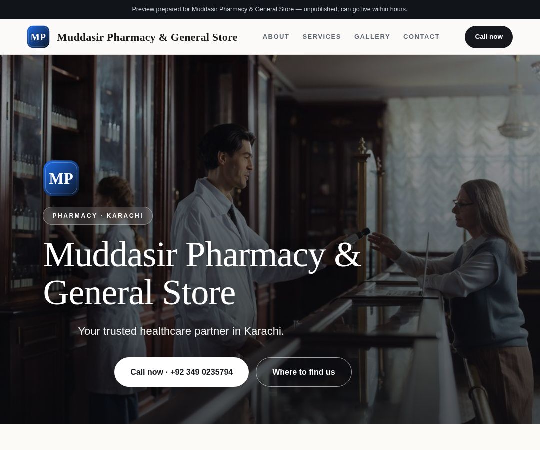 Muddasir Pharmacy & General Store