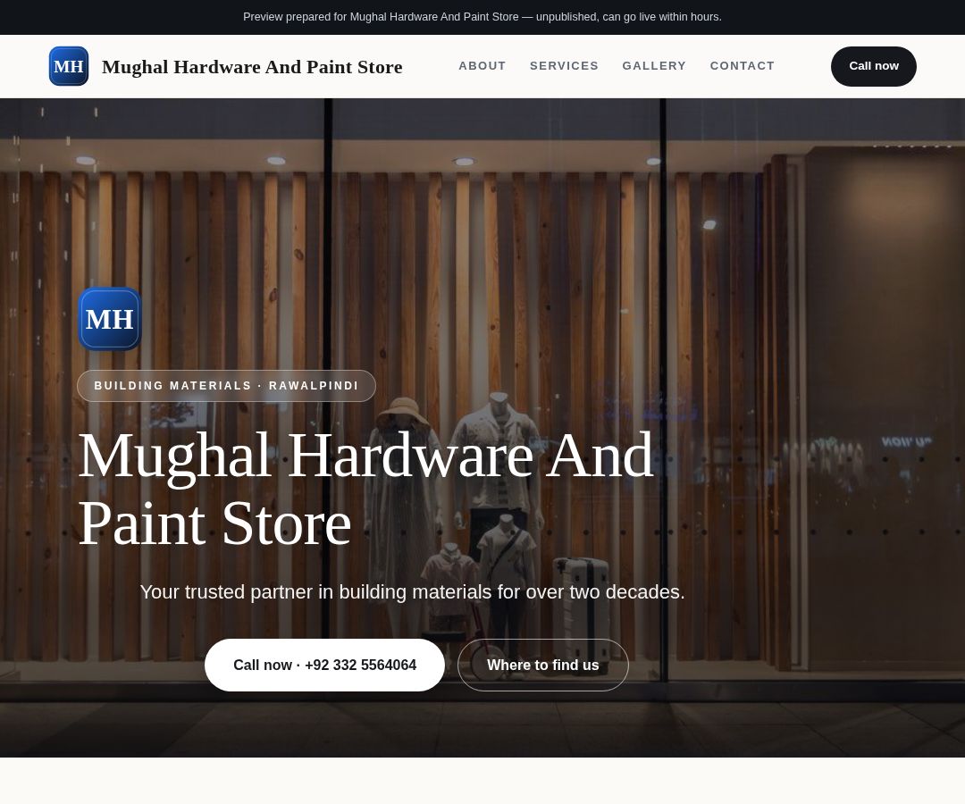 Mughal Hardware And Paint Store