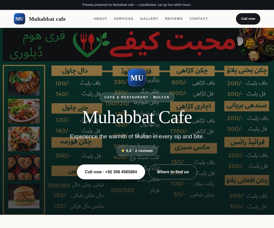 Muhabbat cafe