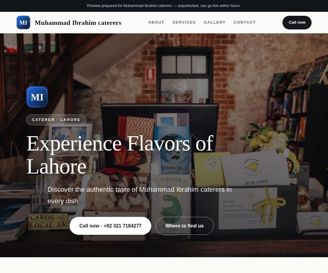 Muhammad Ibrahim caterers