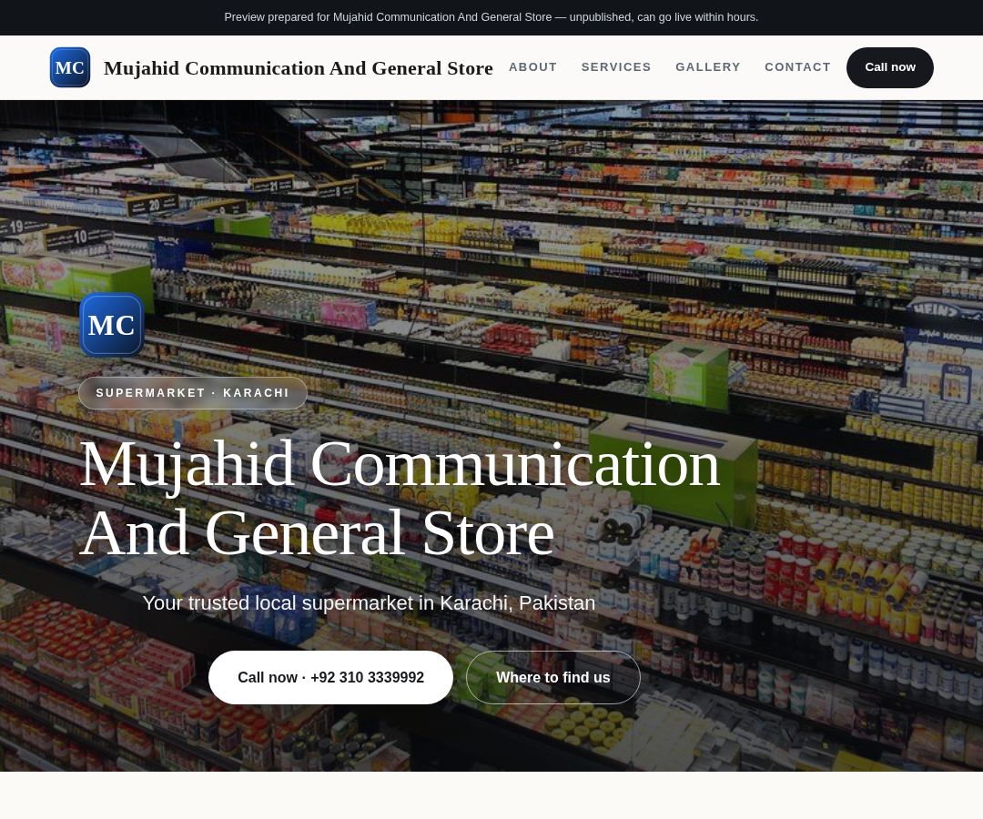 Mujahid Communication And General Store