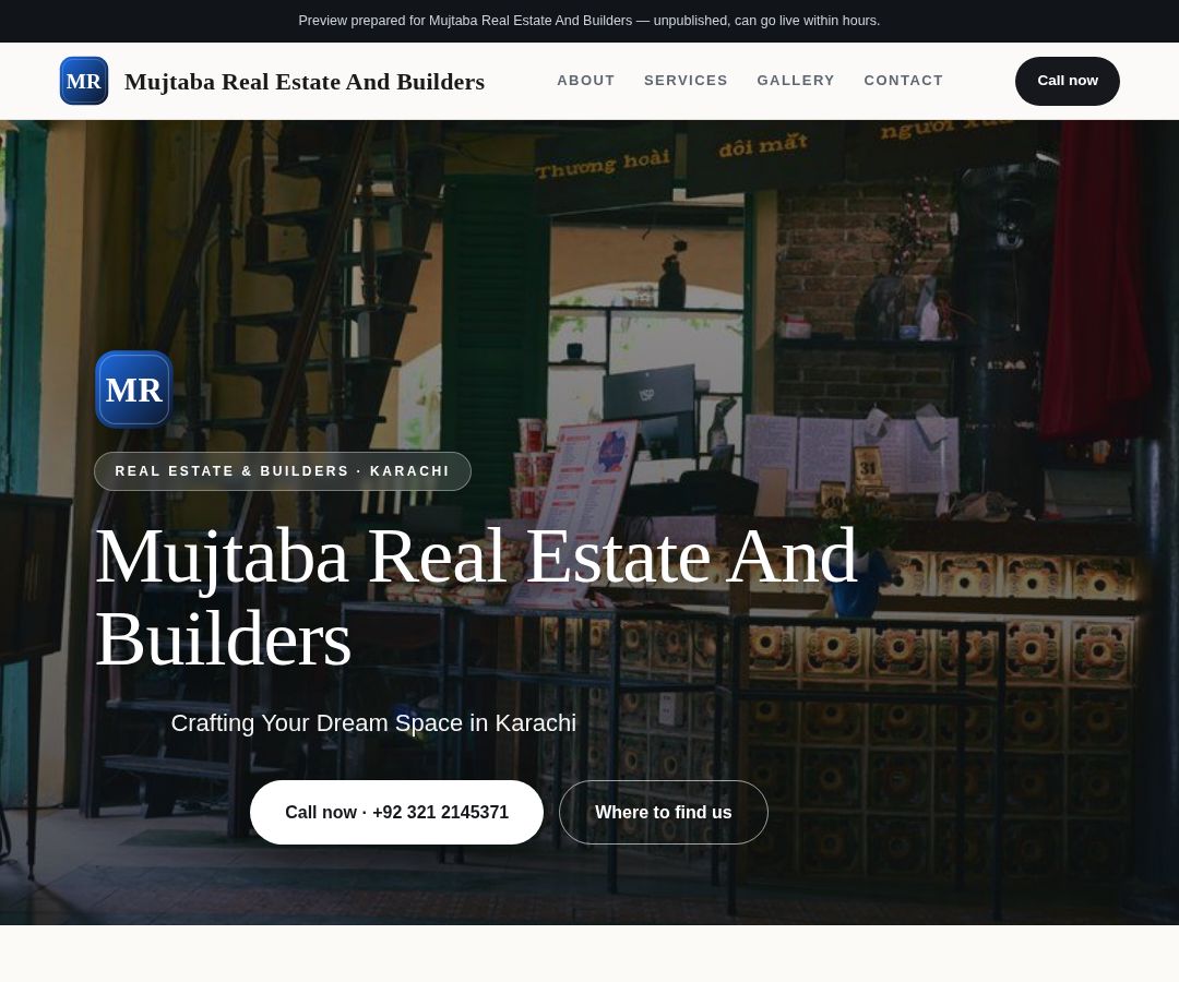 Mujtaba Real Estate And Builders