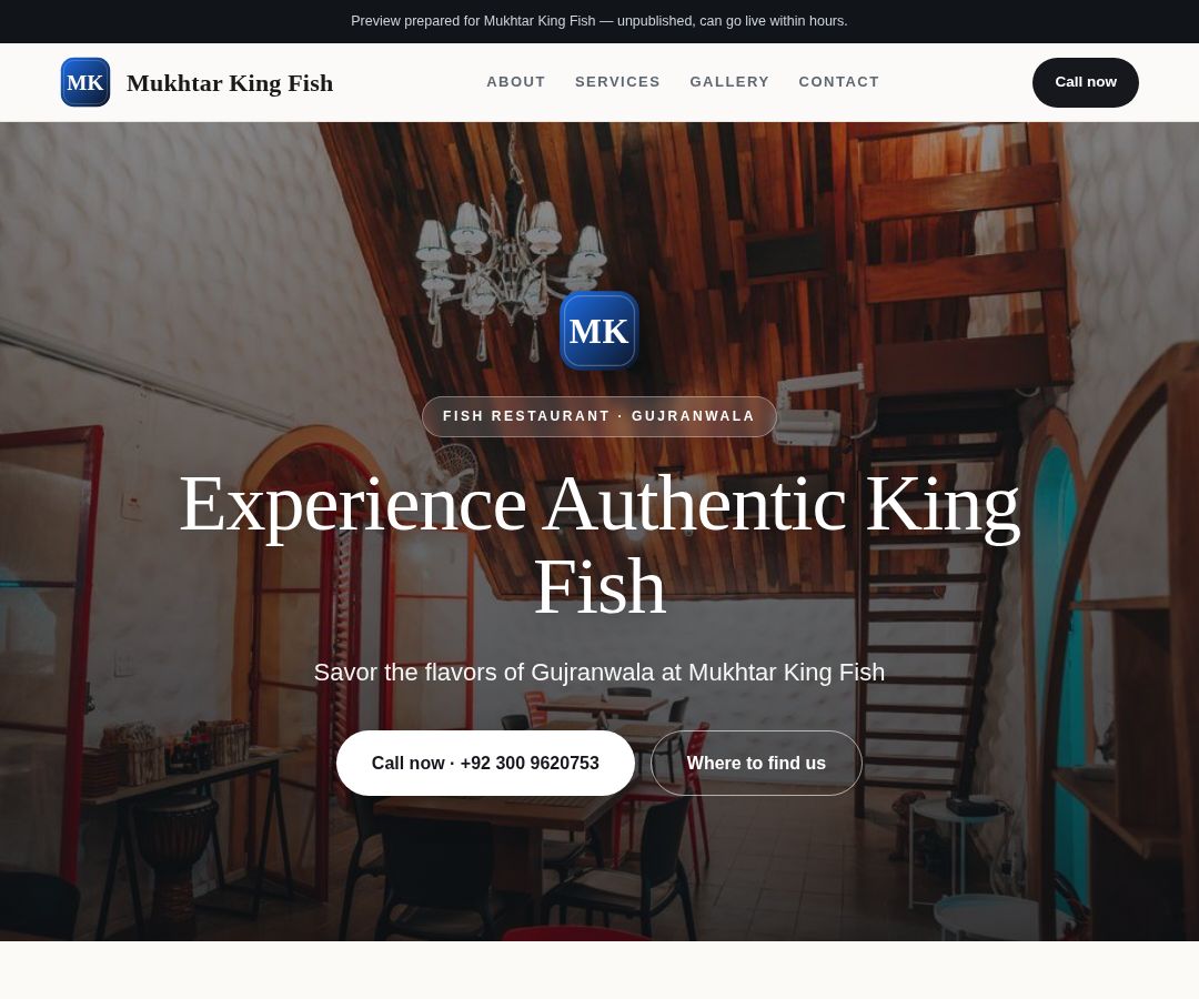 Mukhtar King Fish