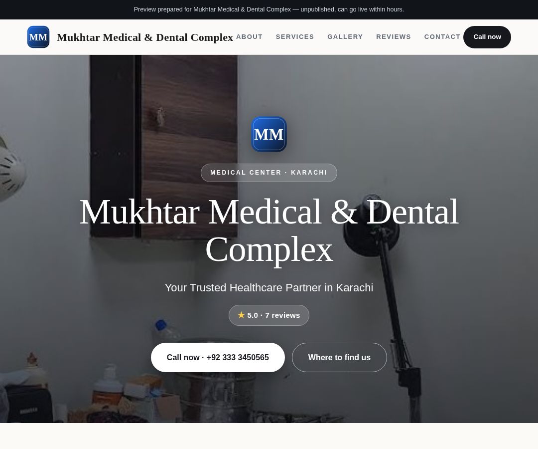 Mukhtar Medical & Dental Complex