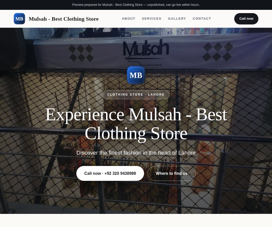 Mulsah - Best Clothing Store