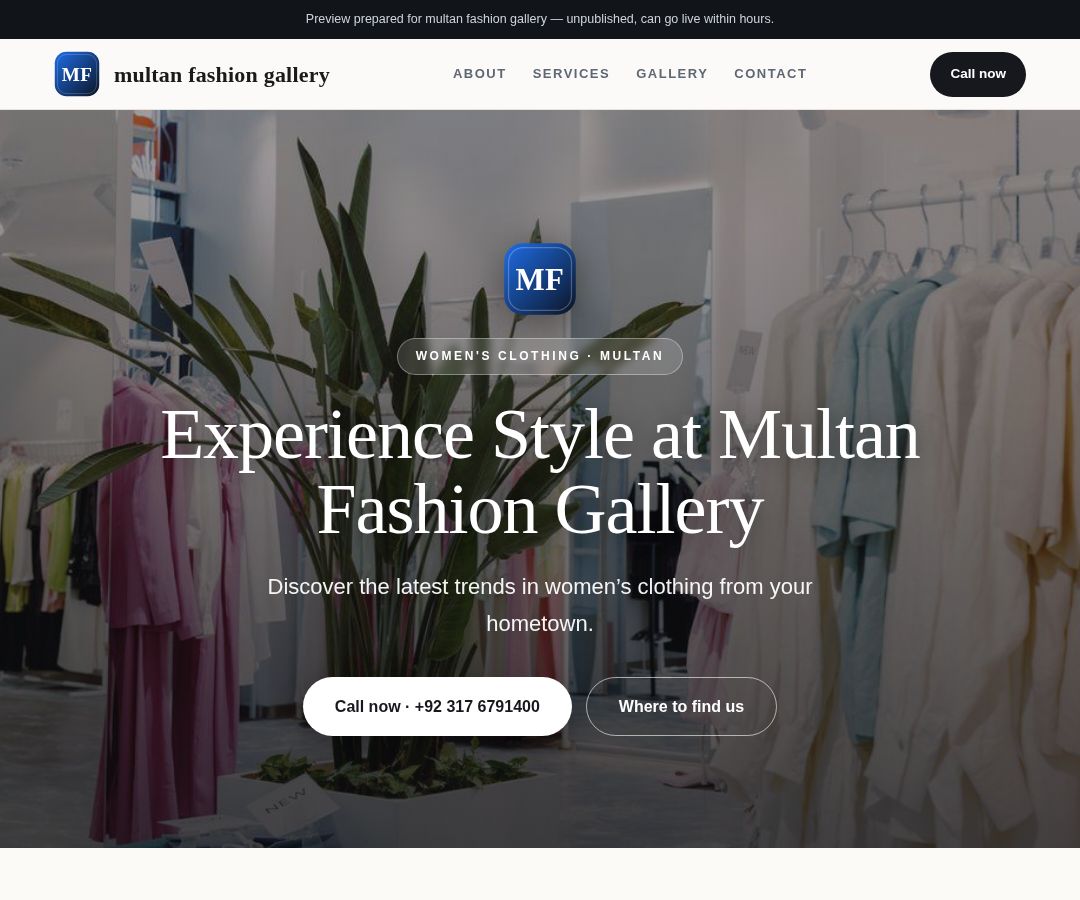 multan fashion gallery