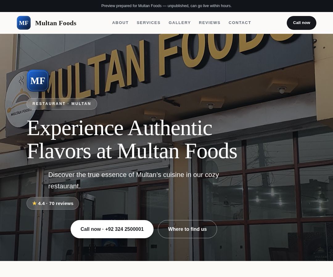Multan Foods