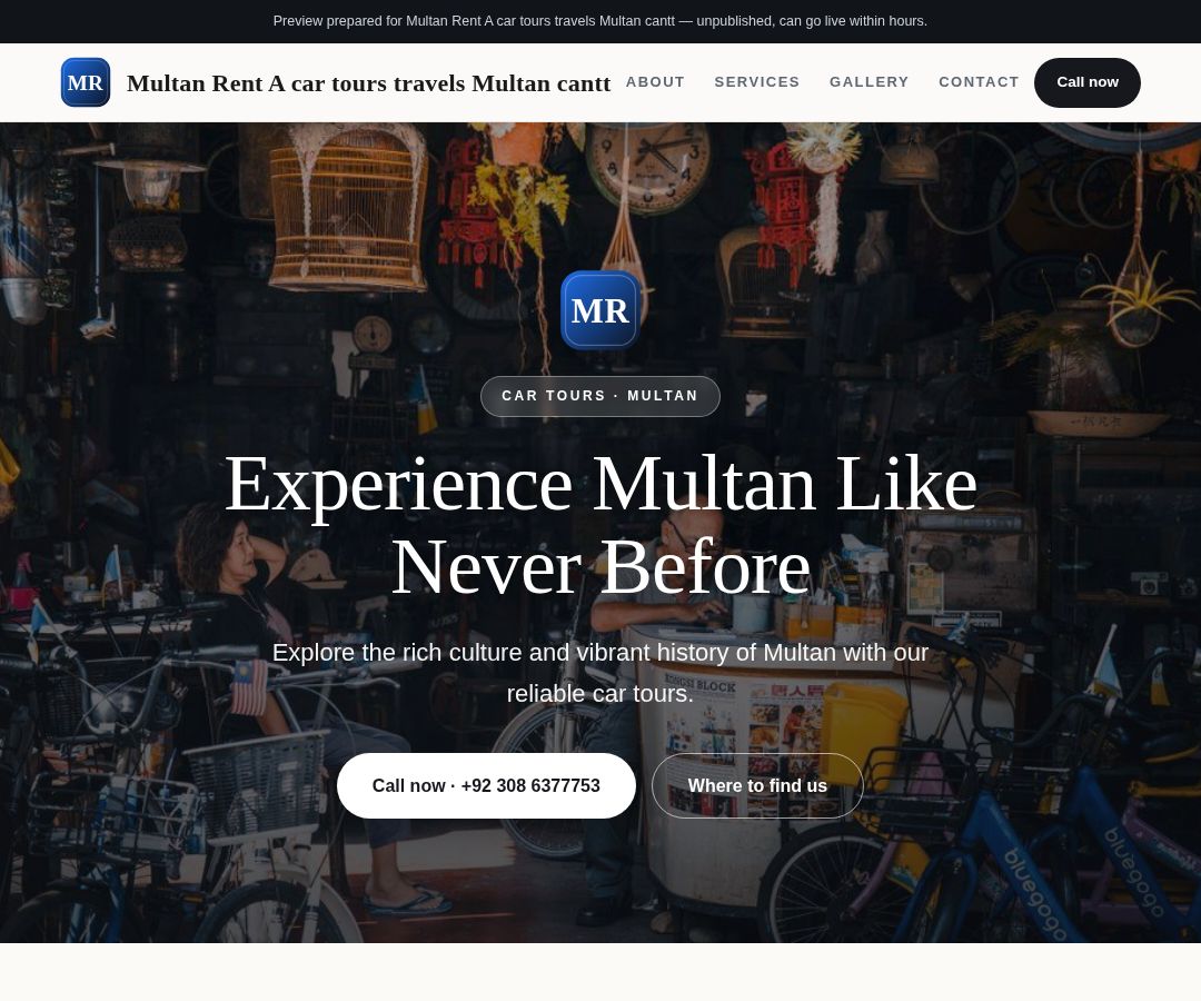 Multan Rent A car tours travels Multan cantt