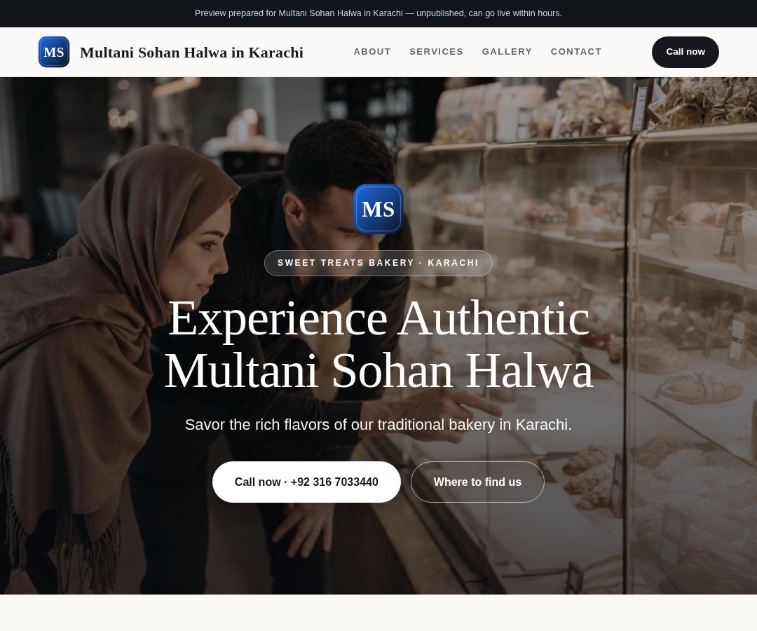 Multani Sohan Halwa in Karachi