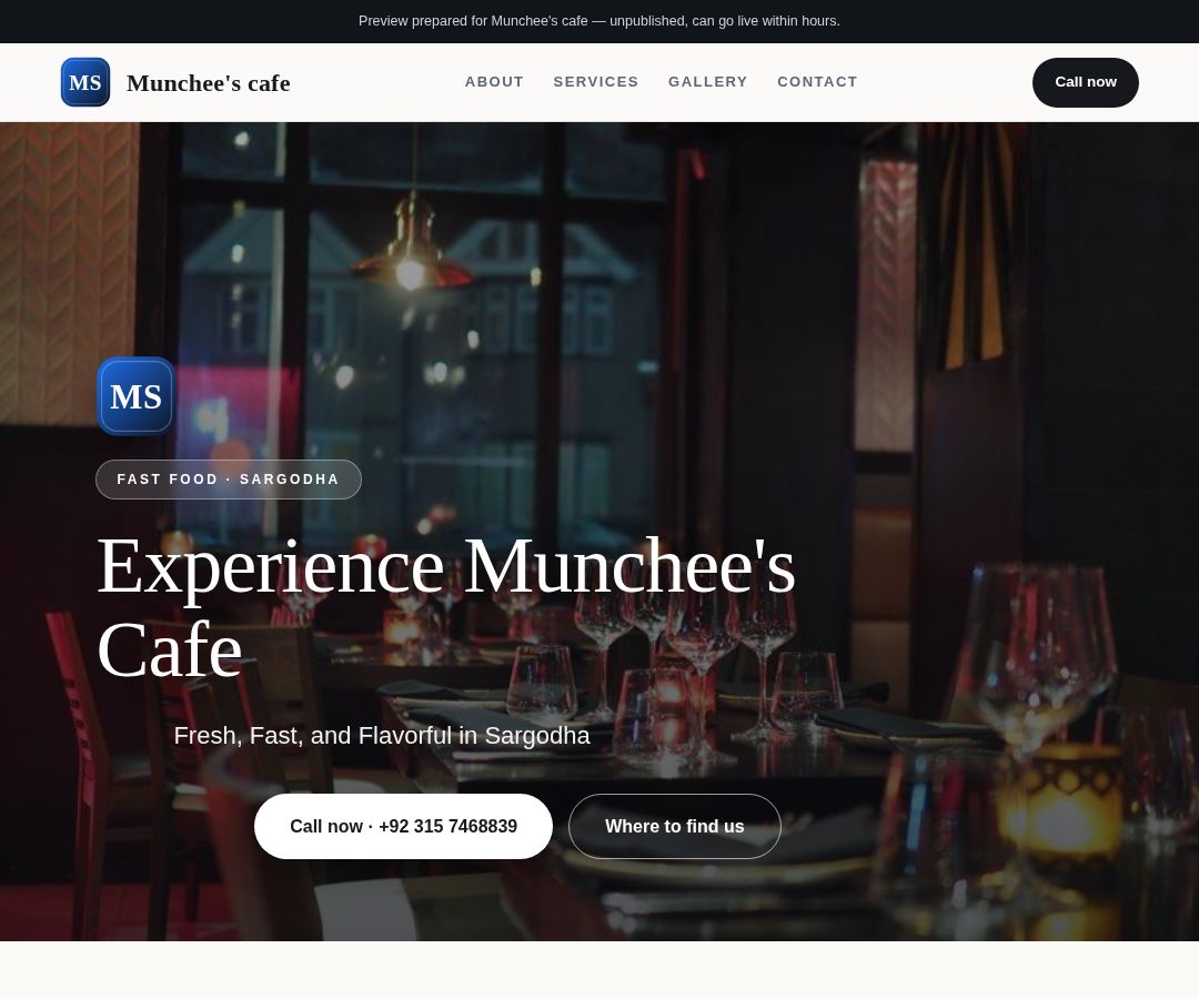 Munchee's cafe