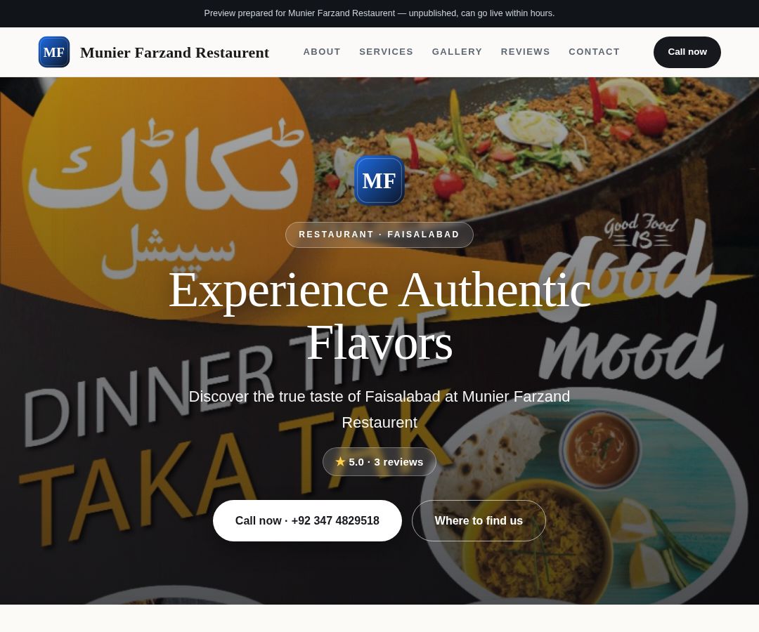 Munier Farzand Restaurent
