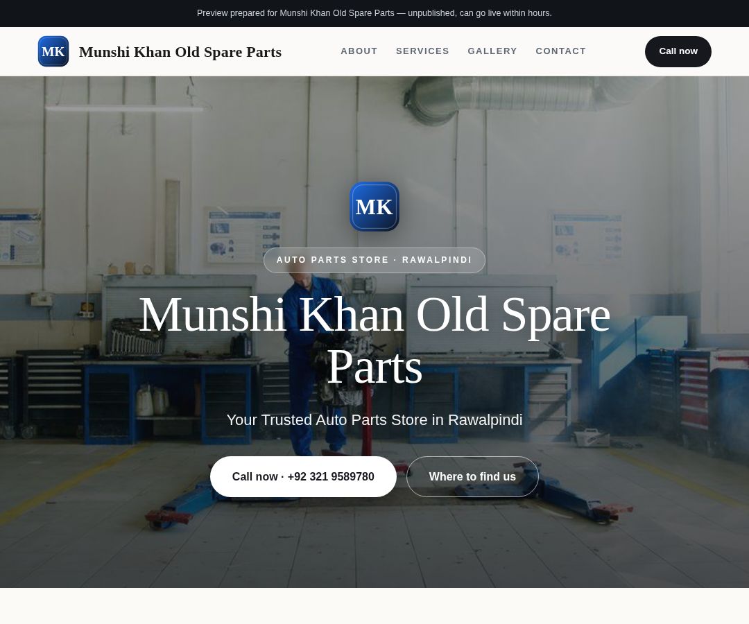 Munshi Khan Old Spare Parts