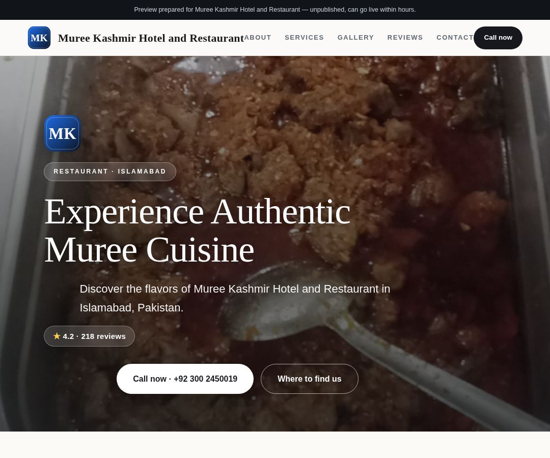 Muree Kashmir Hotel and Restaurant