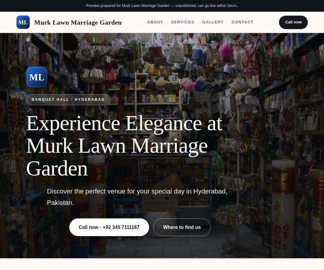 Murk Lawn Marriage Garden