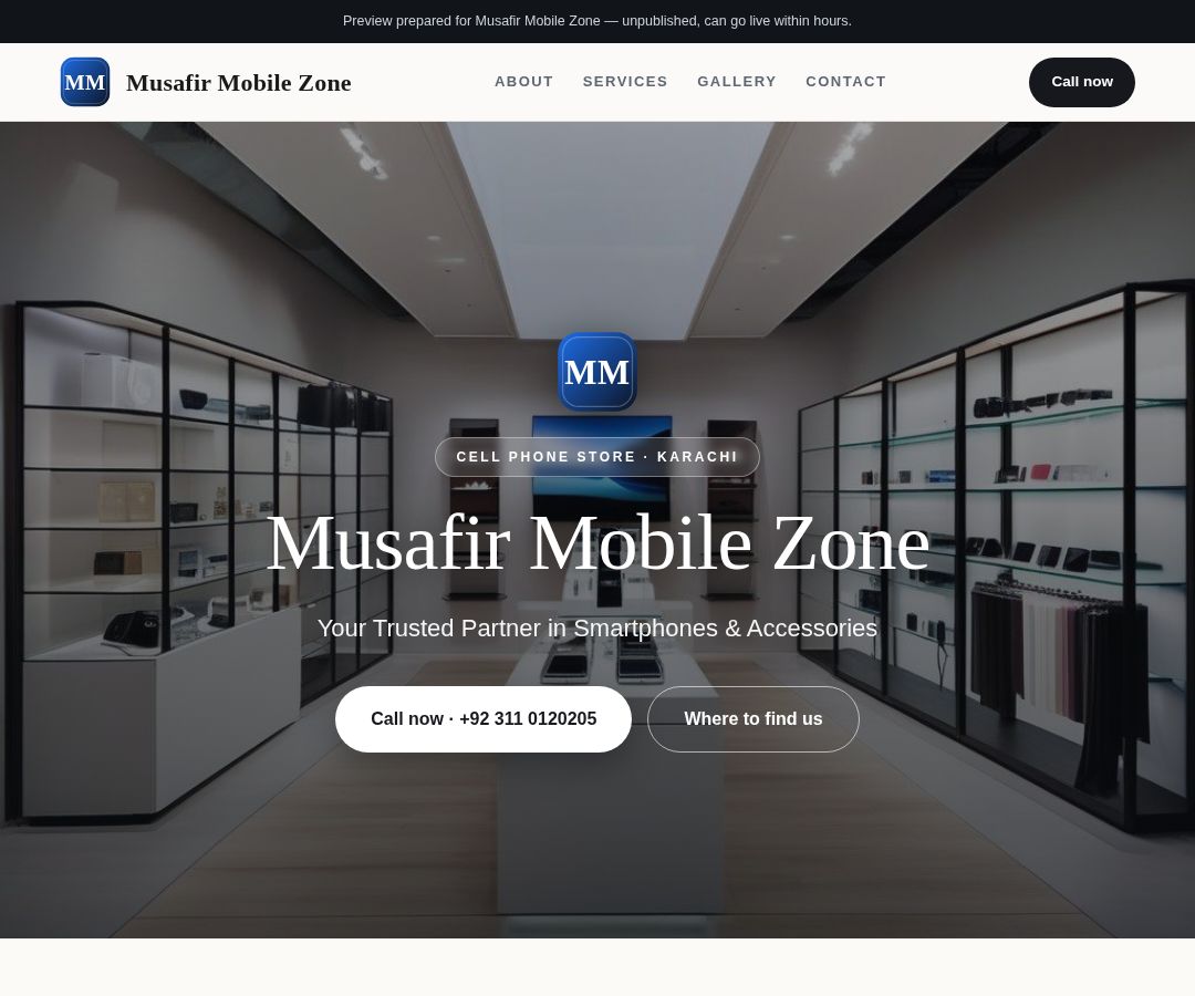 Musafir Mobile Zone
