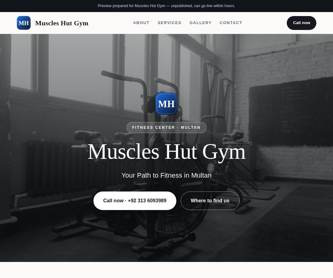 Muscles Hut Gym