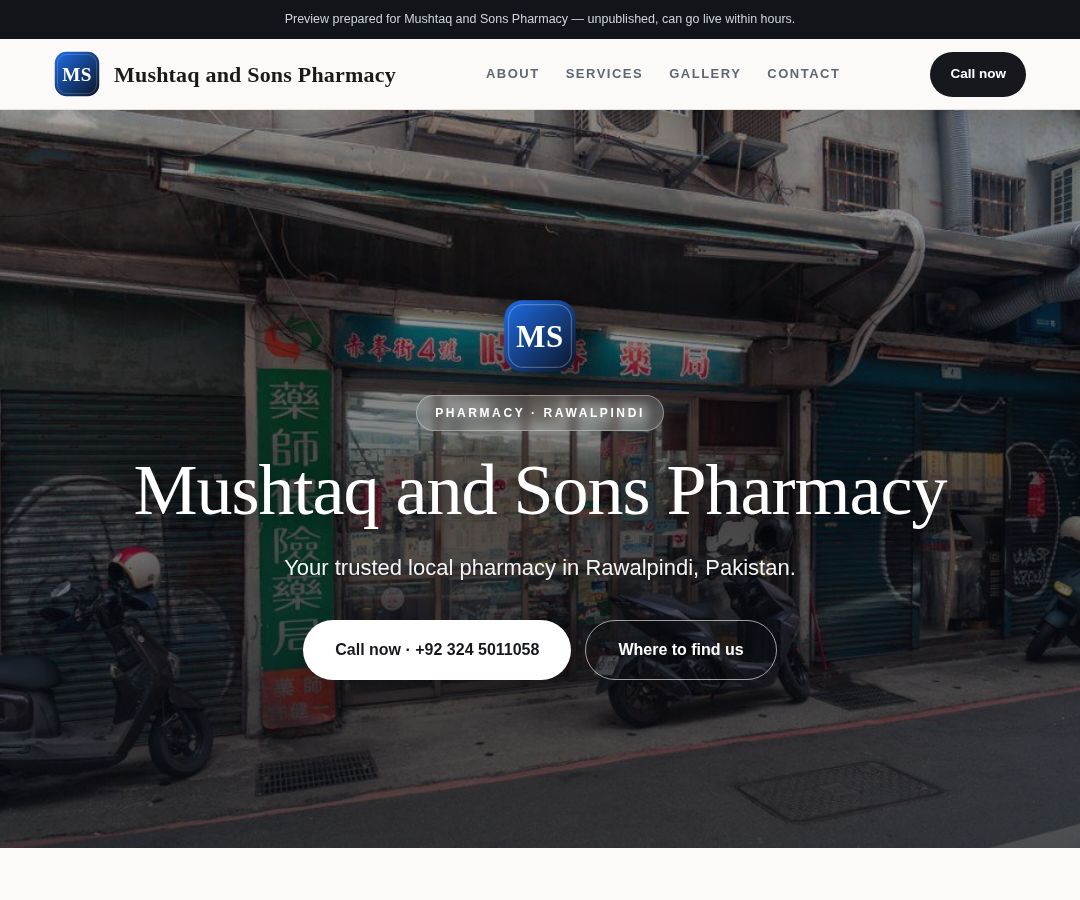 Mushtaq and Sons Pharmacy