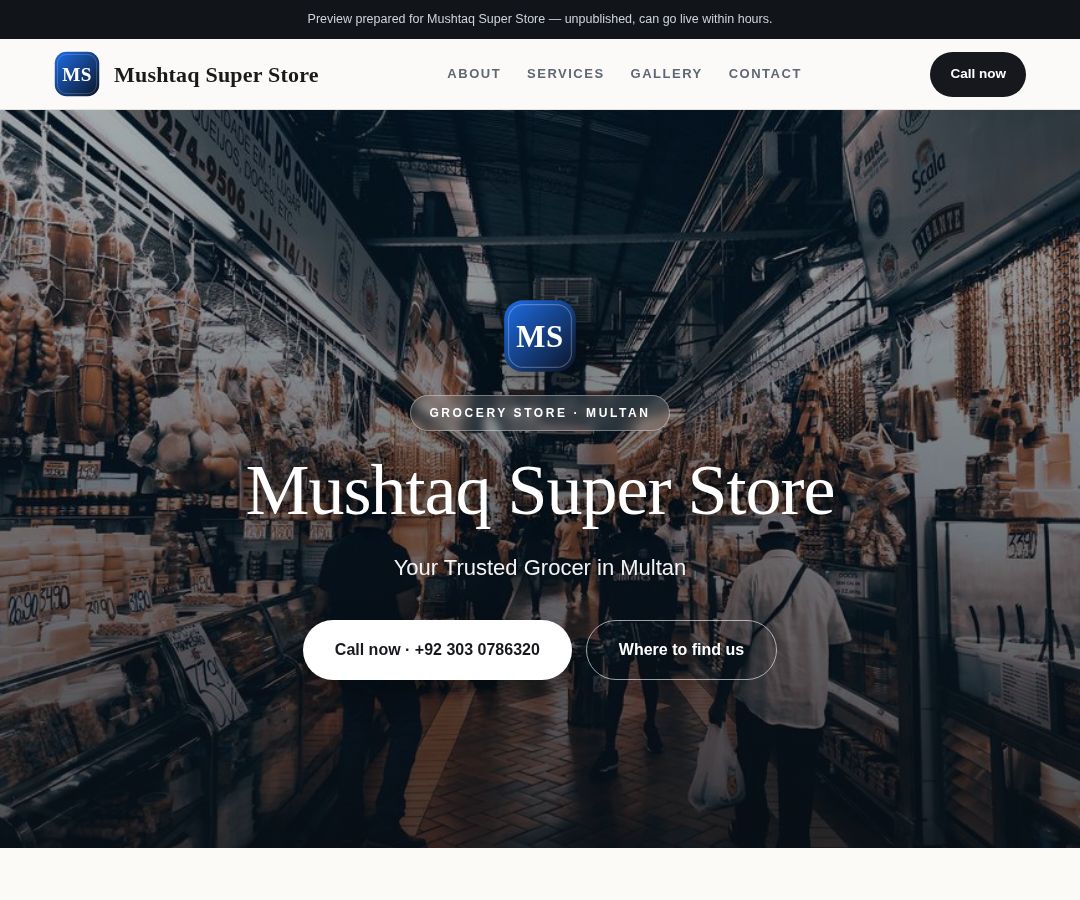 Mushtaq Super Store