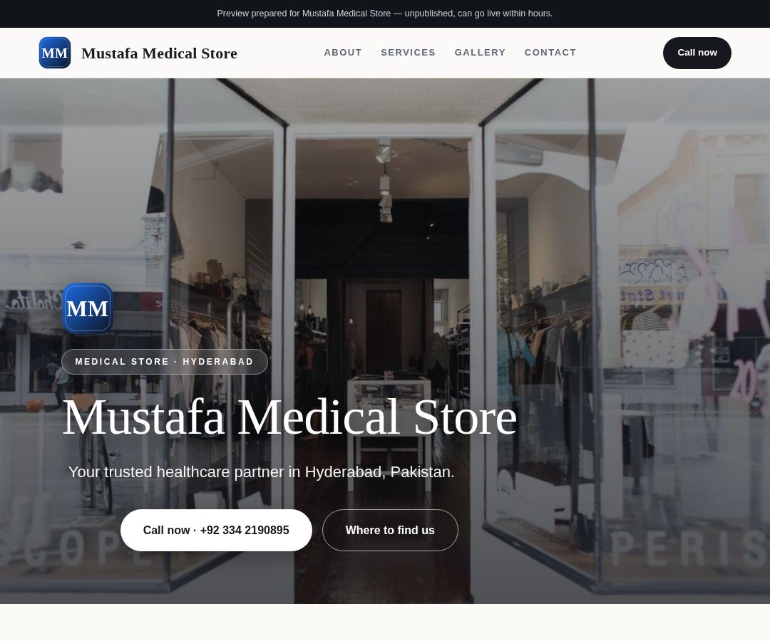 Mustafa Medical Store