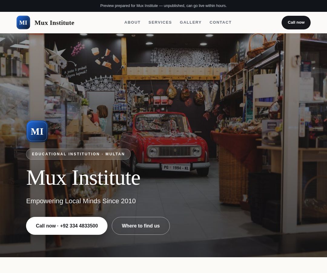 Mux Institute