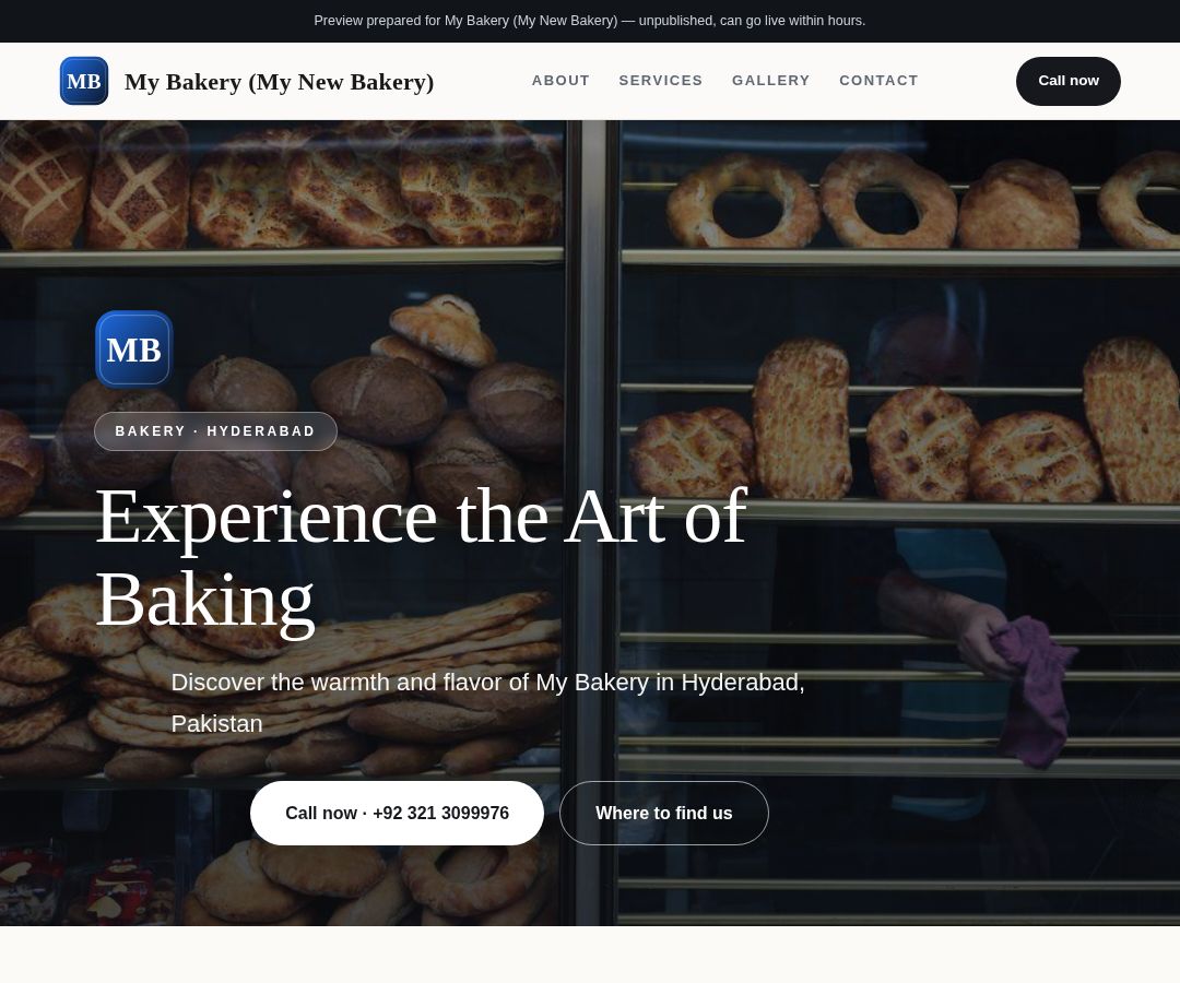 My Bakery (My New Bakery)