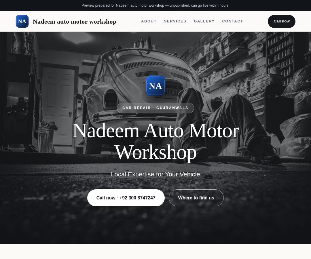 Nadeem auto motor workshop
