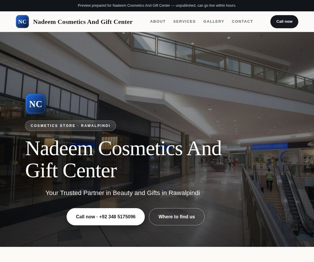 Nadeem Cosmetics And Gift Center
