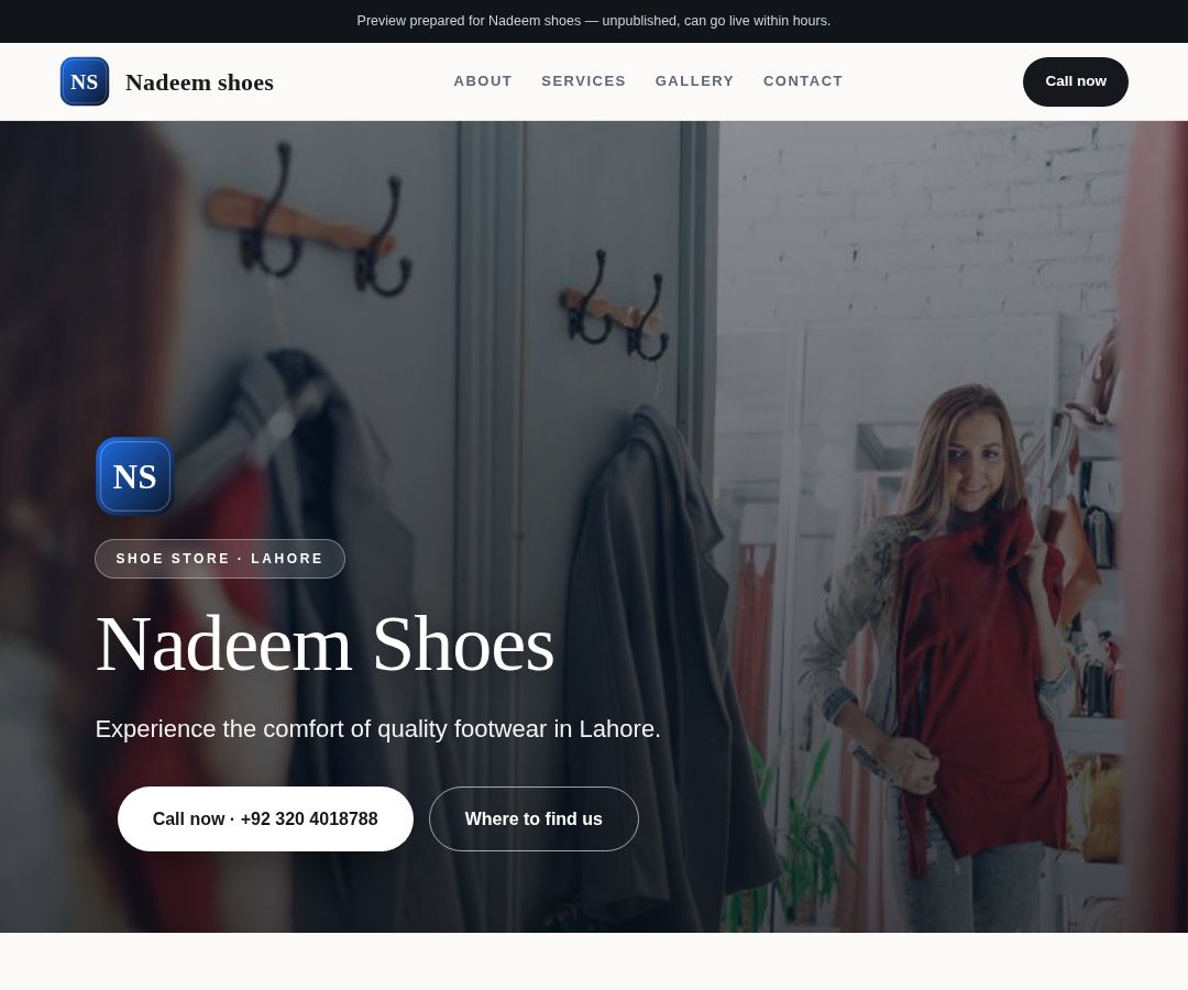 Nadeem shoes