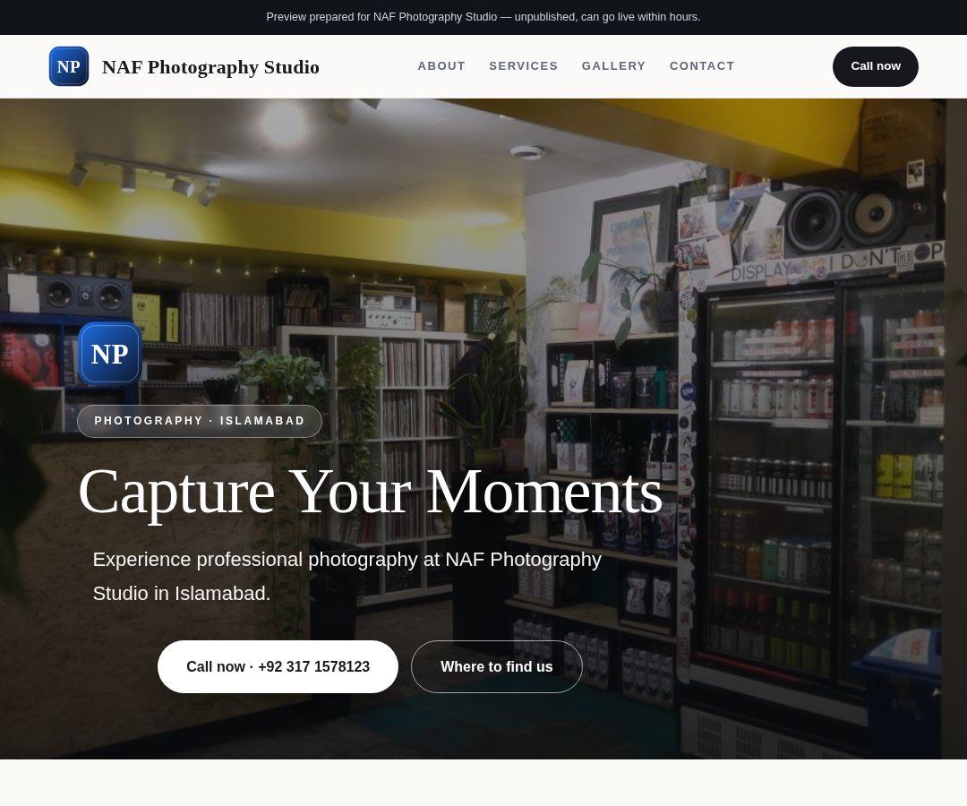 NAF Photography Studio