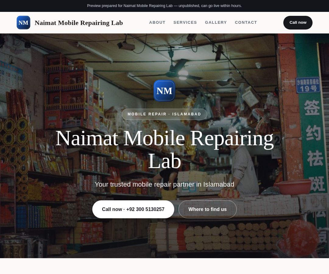 Naimat Mobile Repairing Lab