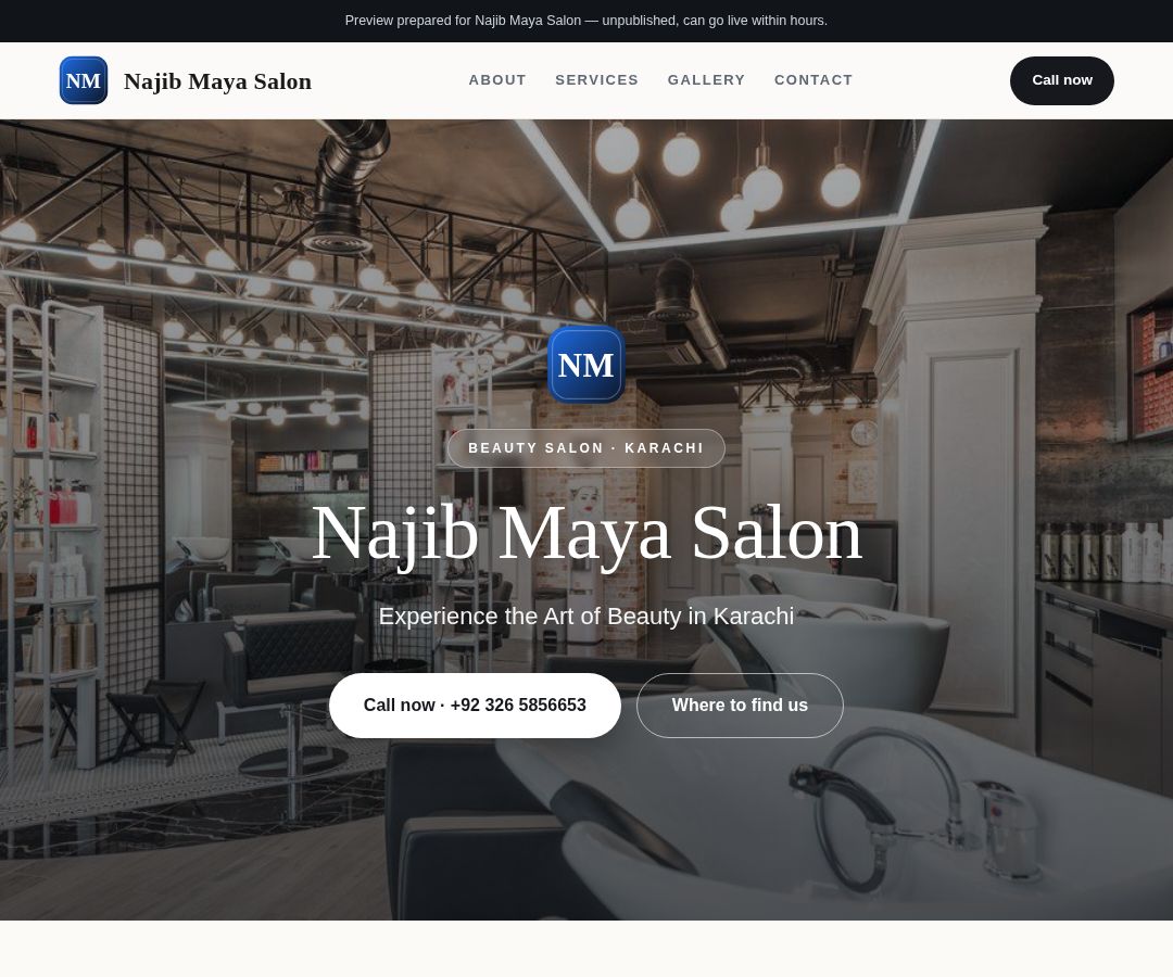 Najib Maya Salon
