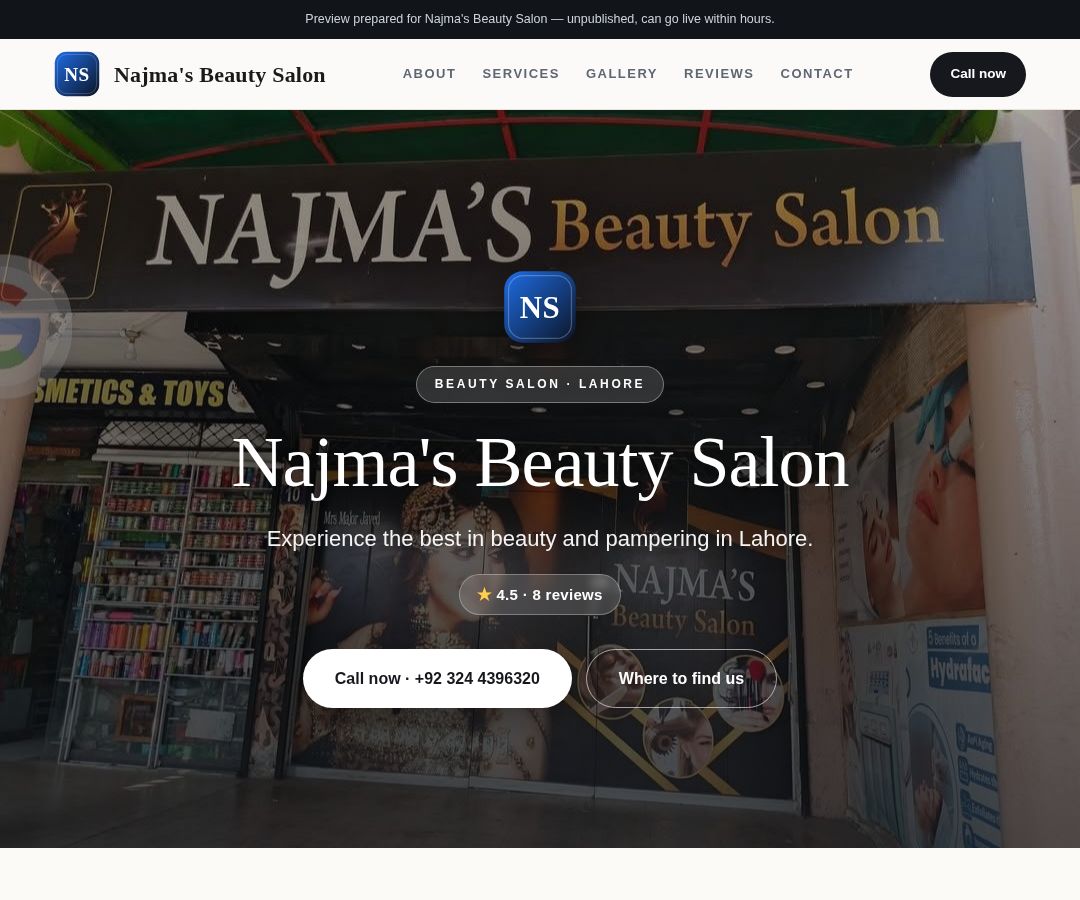 Najma's Beauty Salon