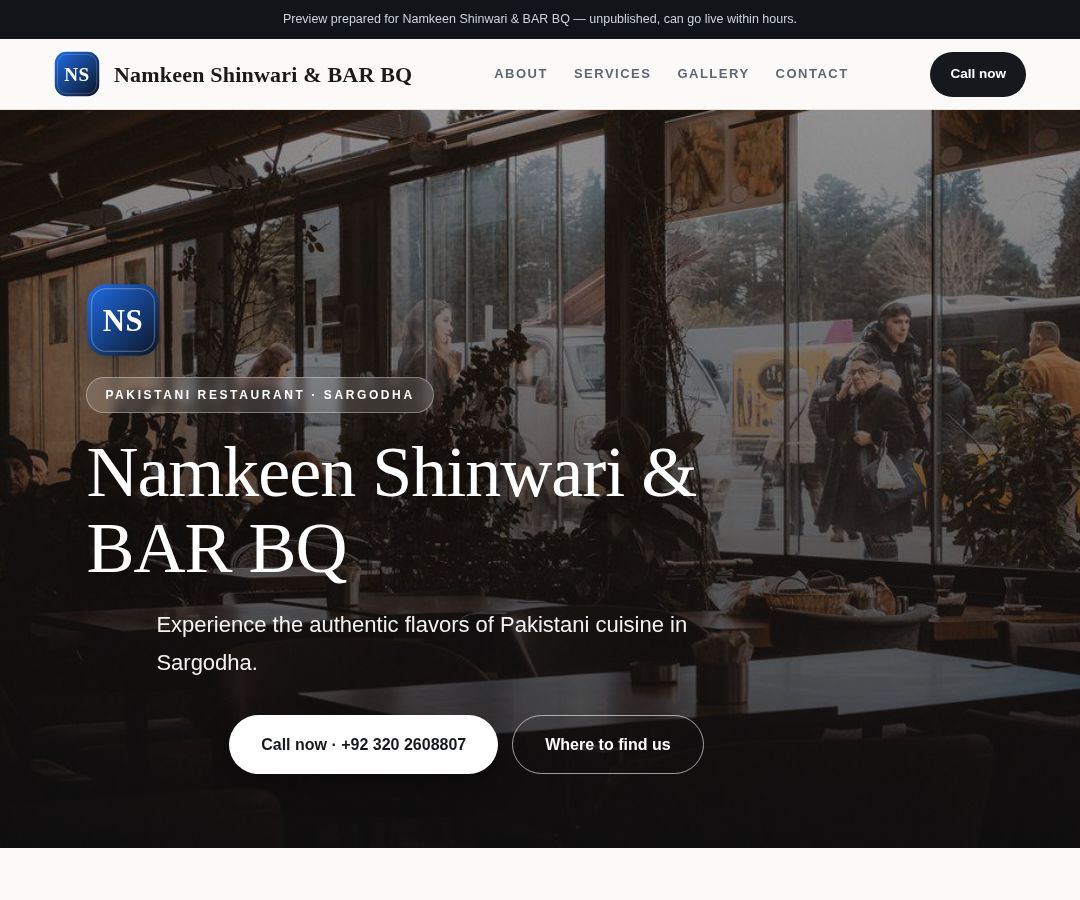 Namkeen Shinwari & BAR BQ
