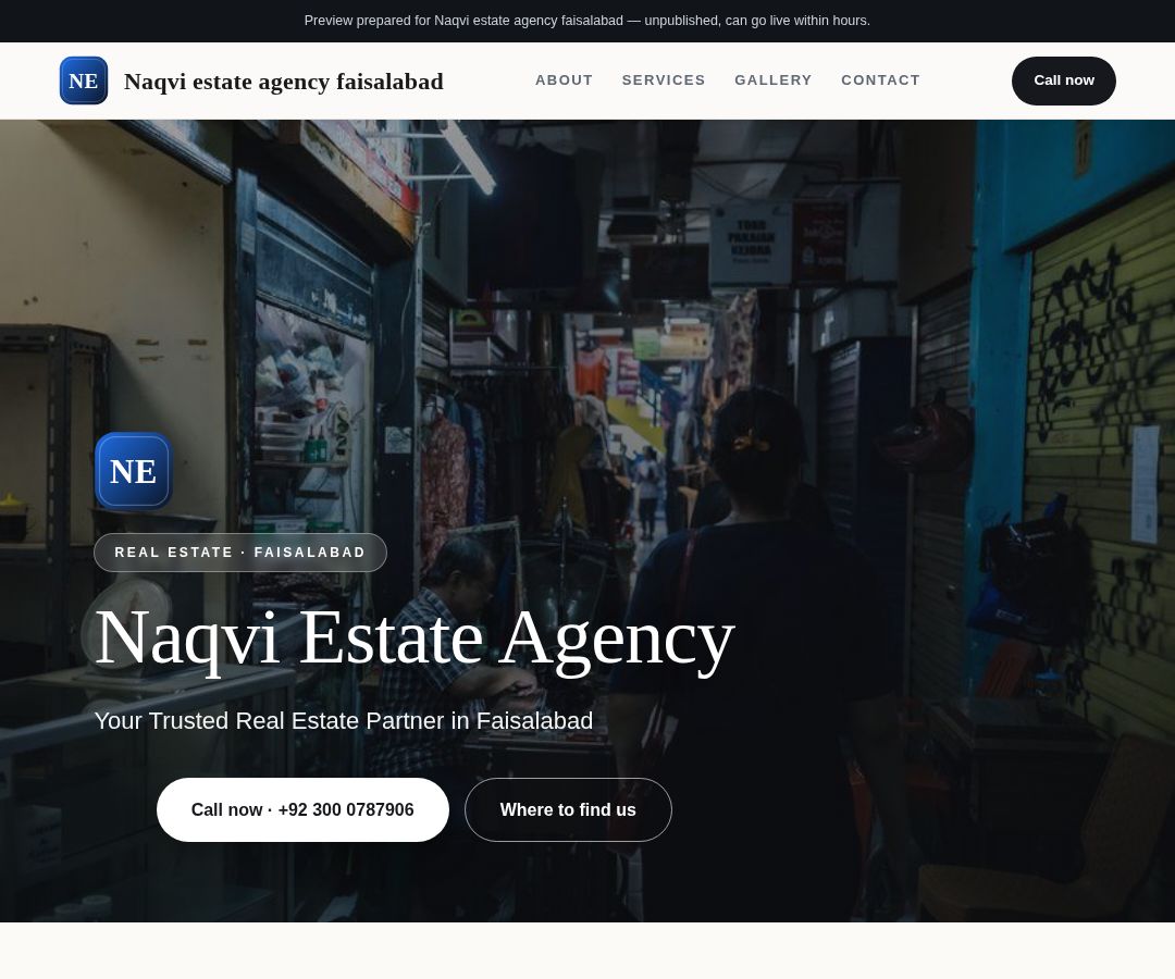 Naqvi estate agency faisalabad