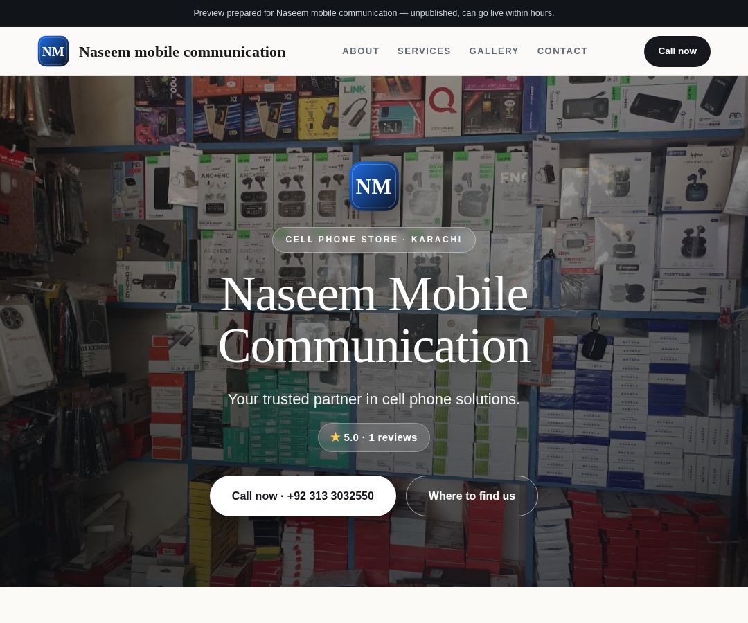 Naseem mobile communication