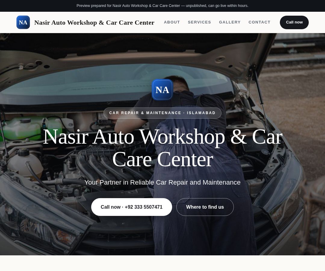 Nasir Auto Workshop & Car Care Center