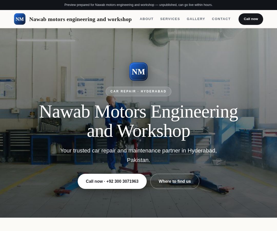 Nawab motors engineering and workshop