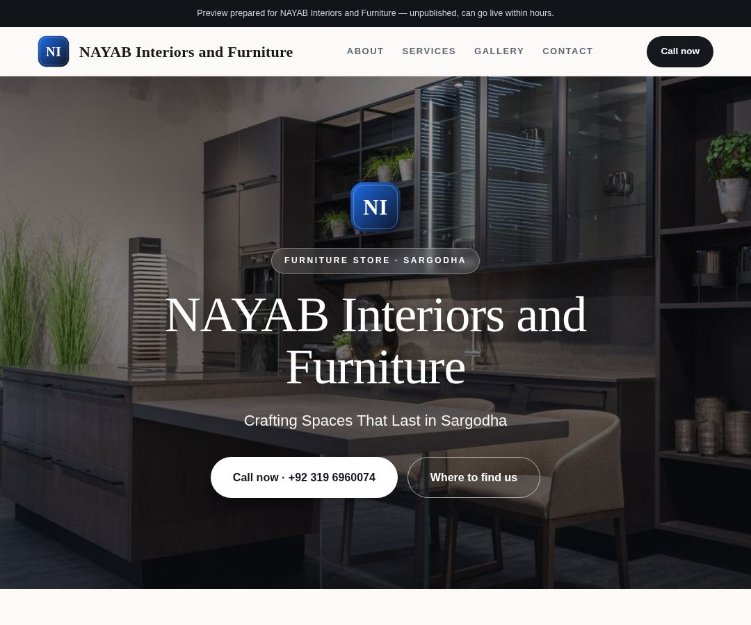 NAYAB Interiors and Furniture