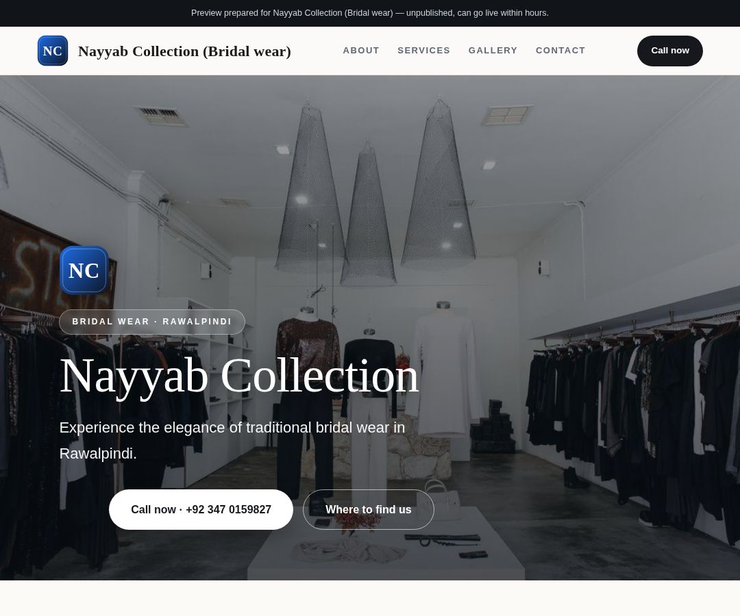 Nayyab Collection (Bridal wear)