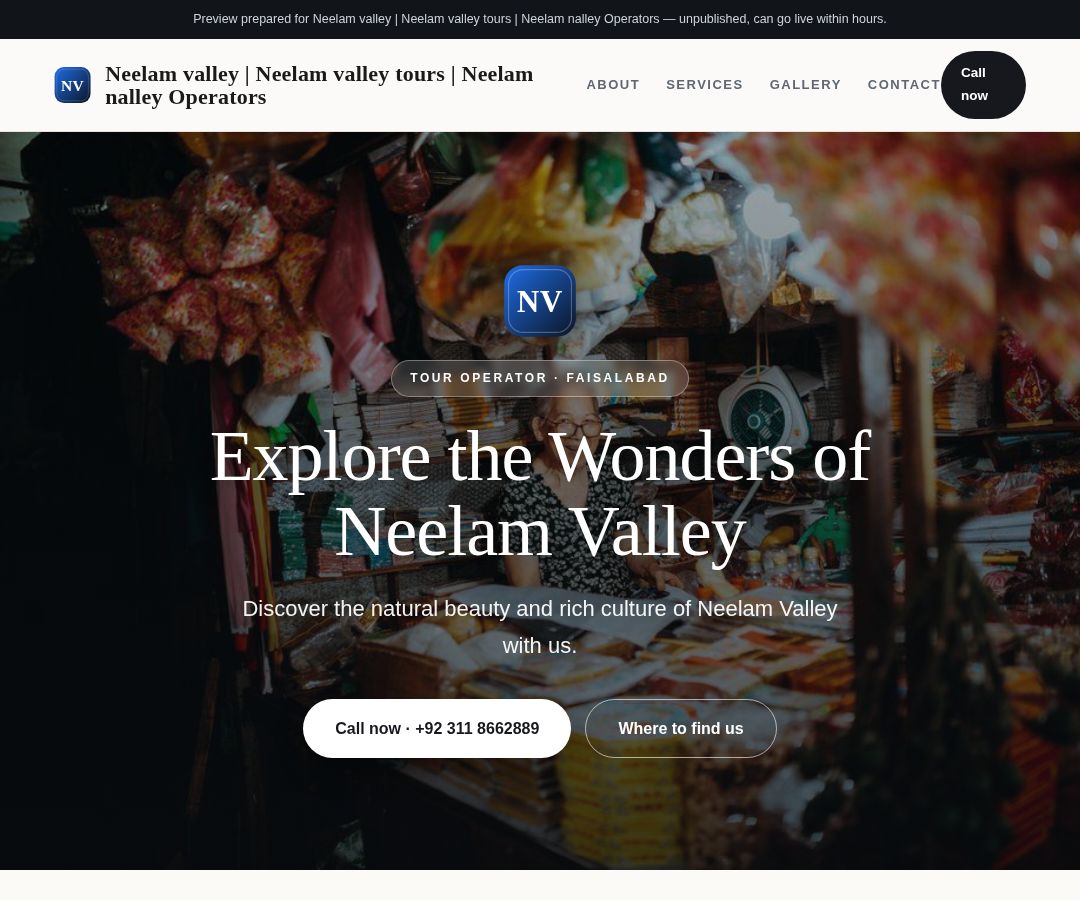 Neelam valley | Neelam valley tours | Neelam nalley Operators