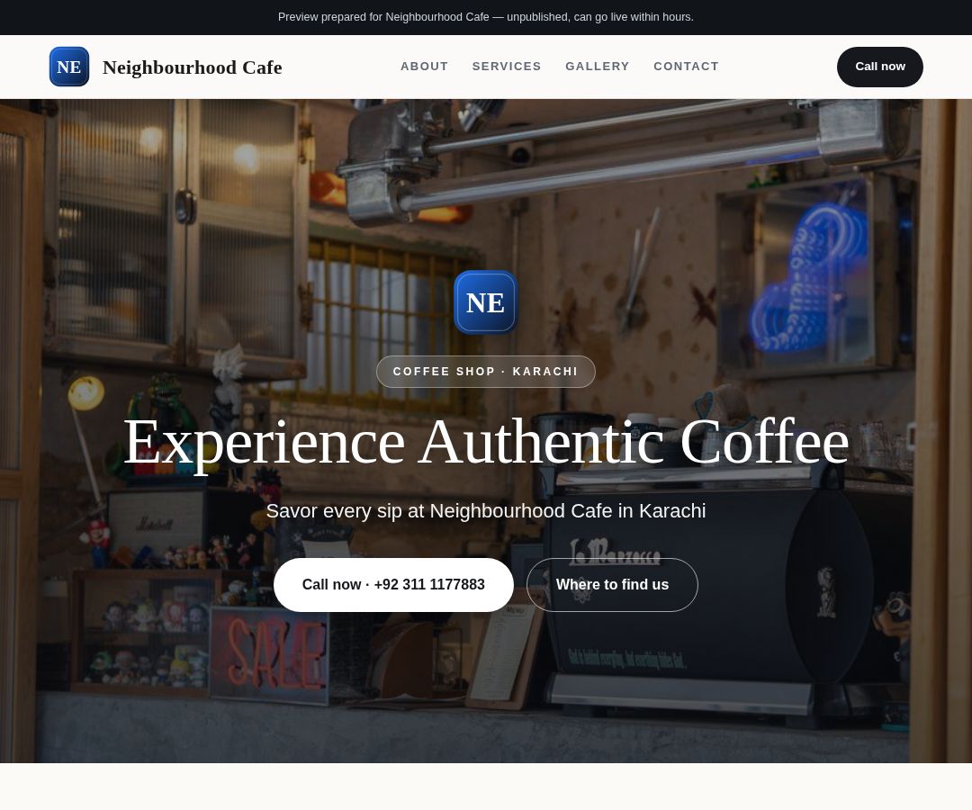 Neighbourhood Cafe