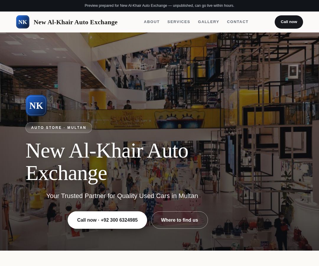 New Al-Khair Auto Exchange