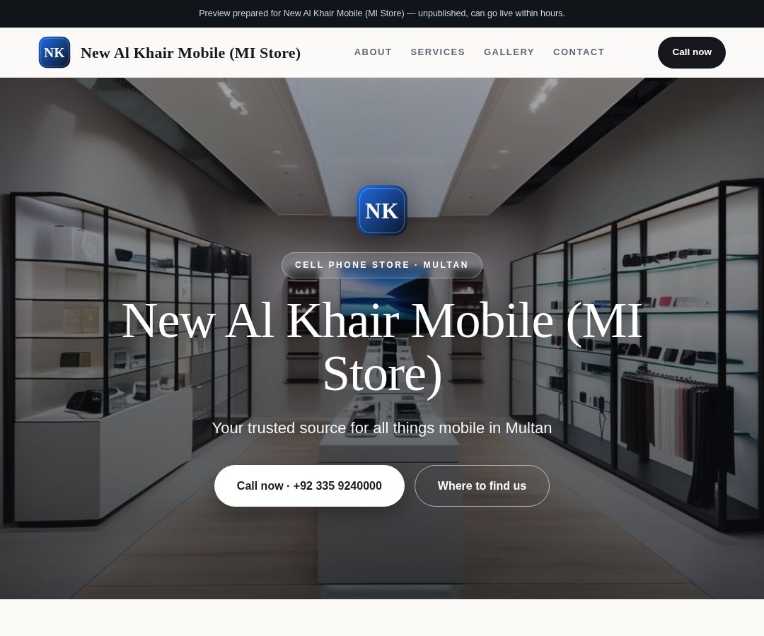 New Al Khair Mobile (MI Store)