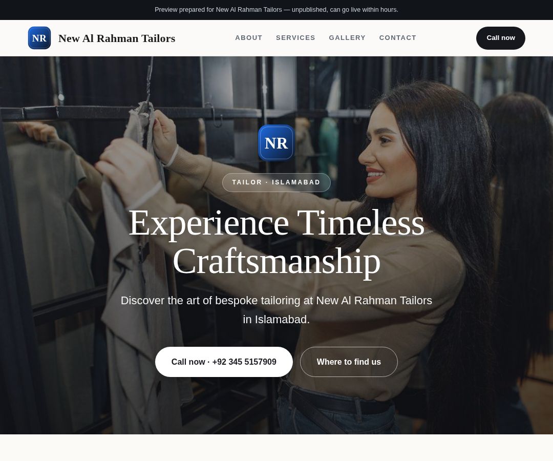 New Al Rahman Tailors