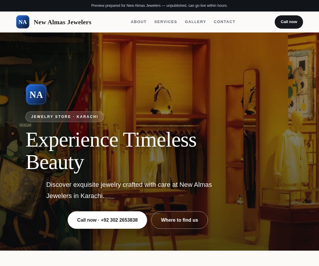 New Almas Jewelers