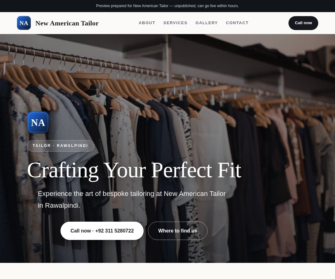 New American Tailor