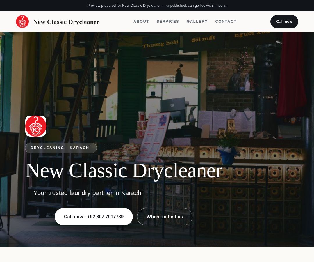 New Classic Drycleaner