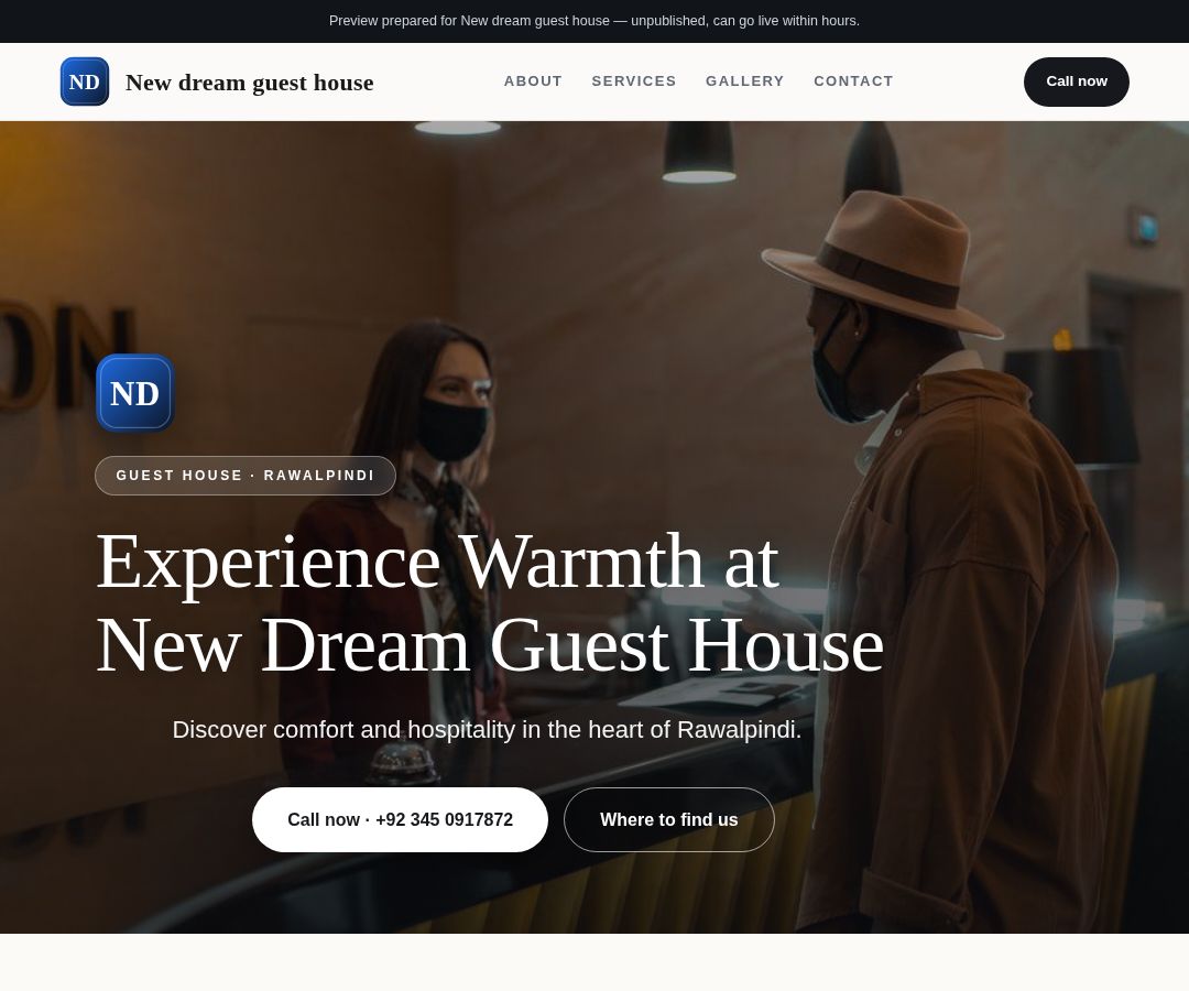 New dream guest house