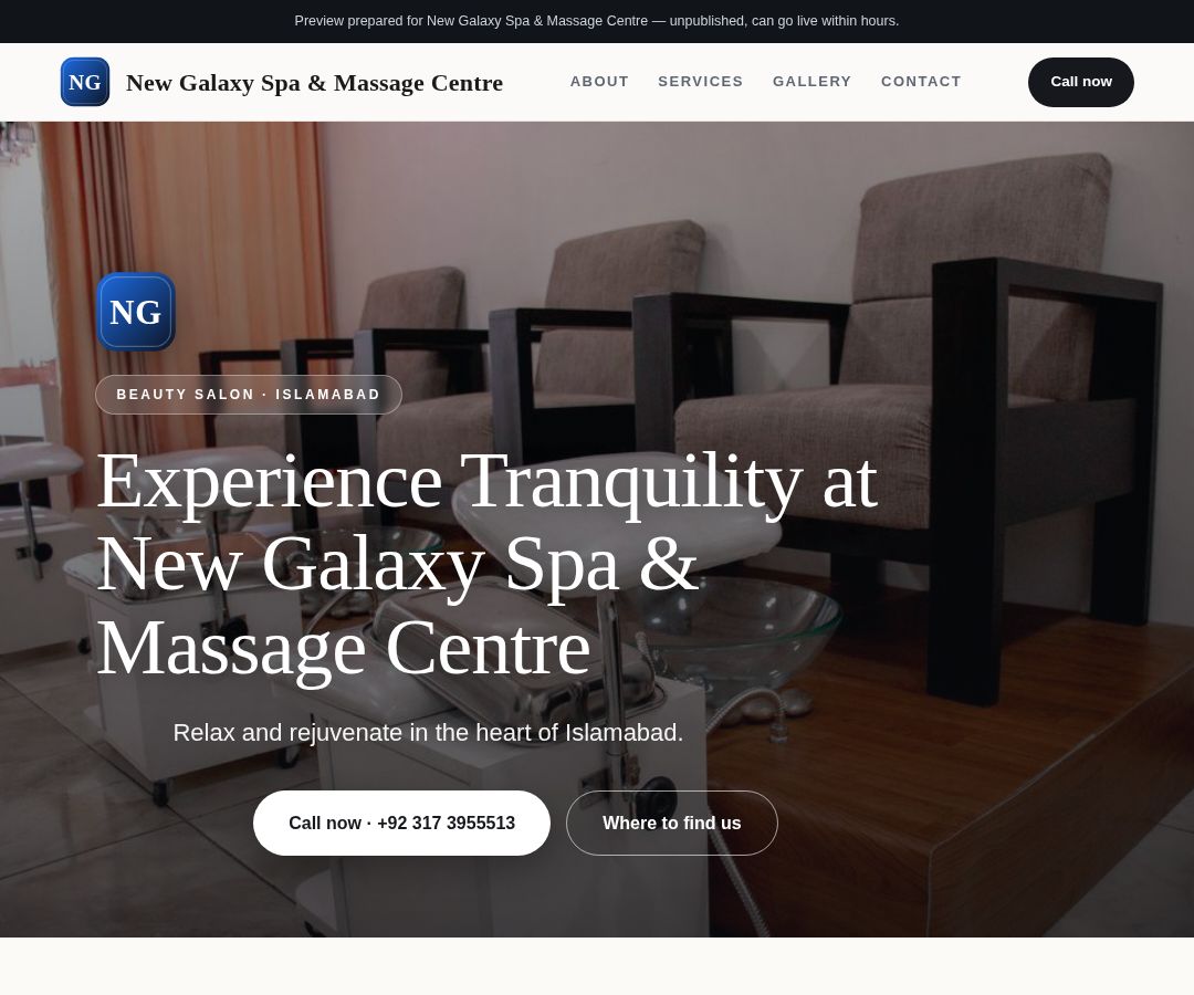 New Galaxy Spa & Massage Centre