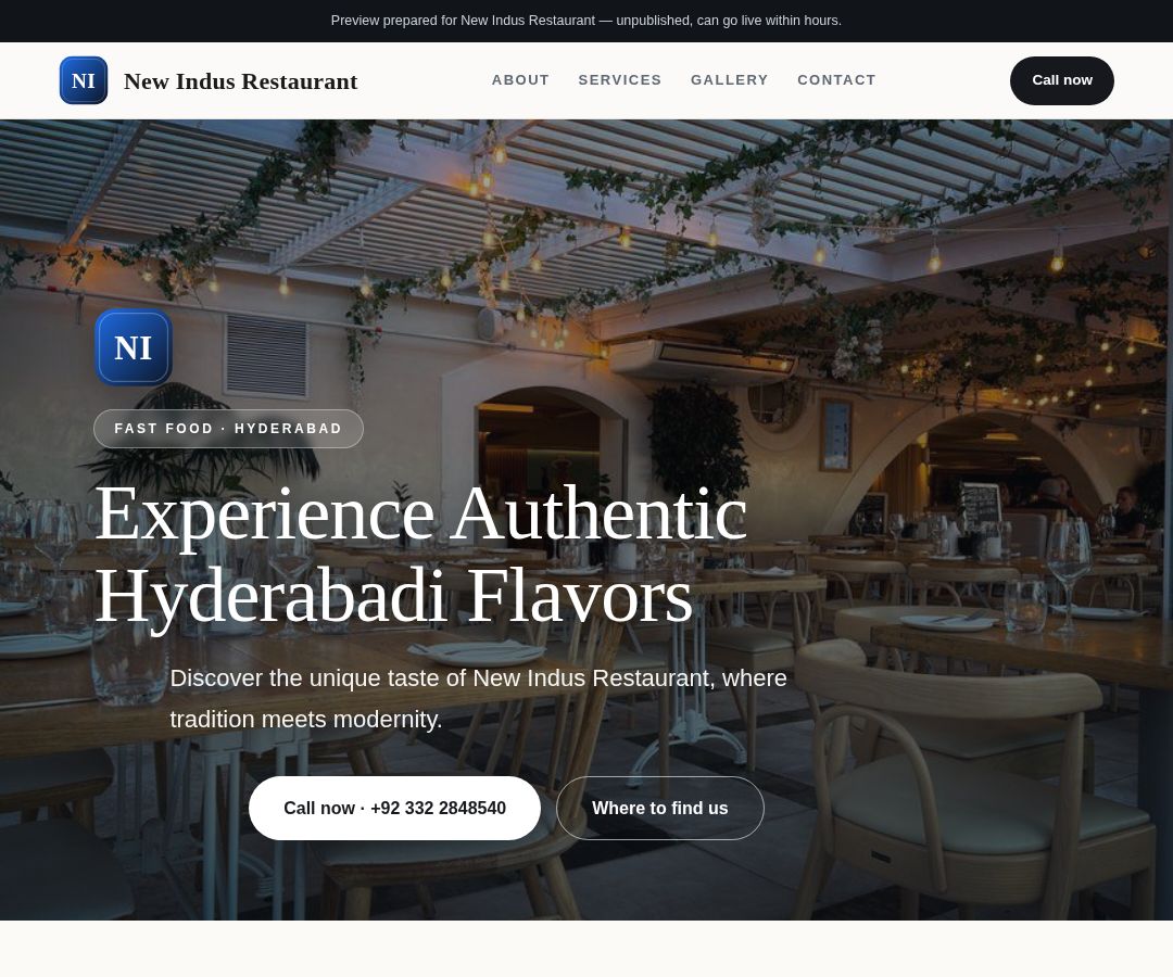 New Indus Restaurant